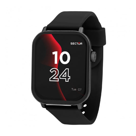 Smartwatch Sector S-07 cassa 39x47 con silicone colore nero