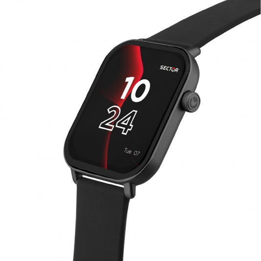 Smartwatch Sector S-07 cassa 39x47 con silicone colore nero