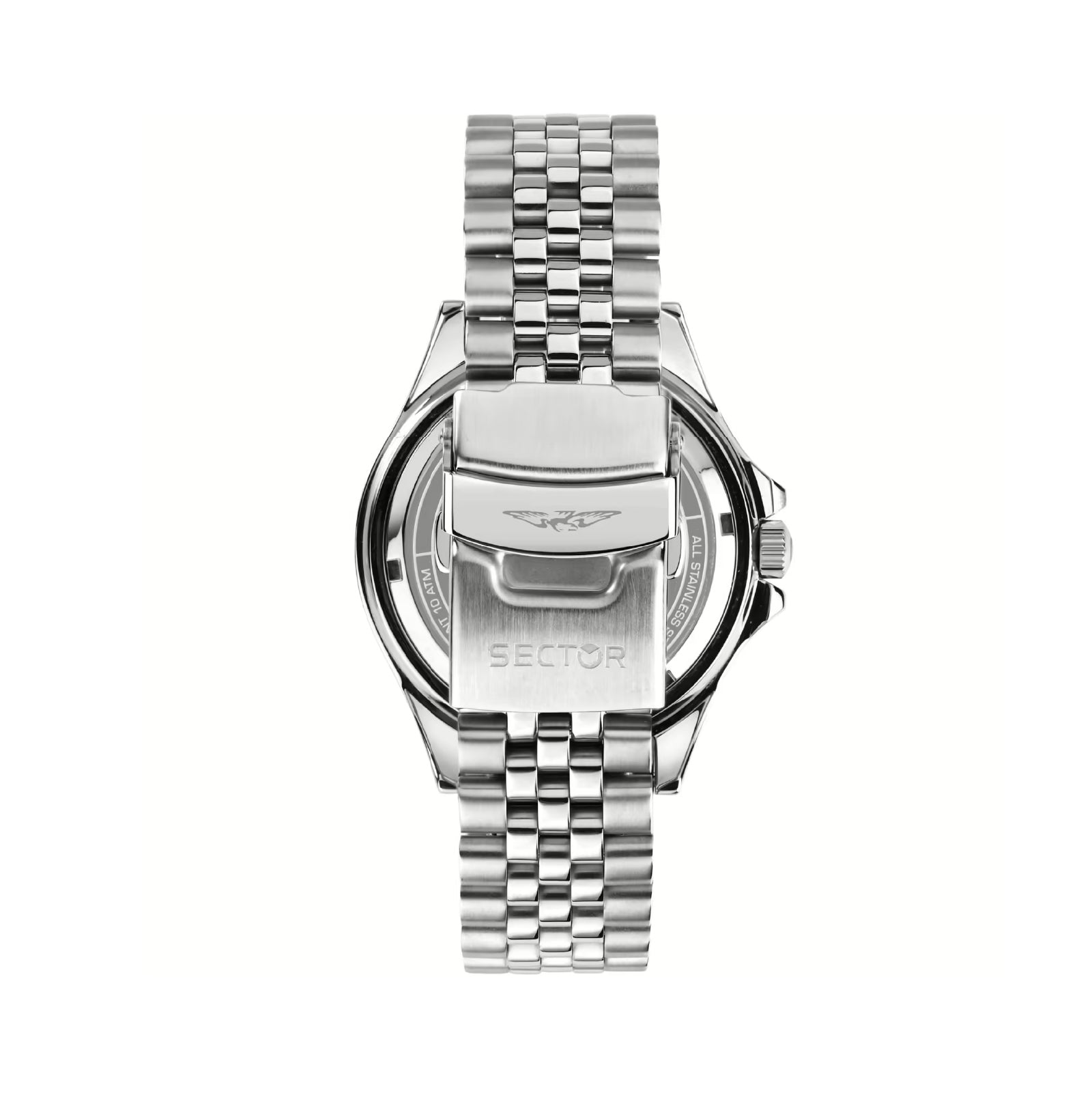 Orologio solo tempo Sector in acciaio argento e verde da uomo S.R3253161052