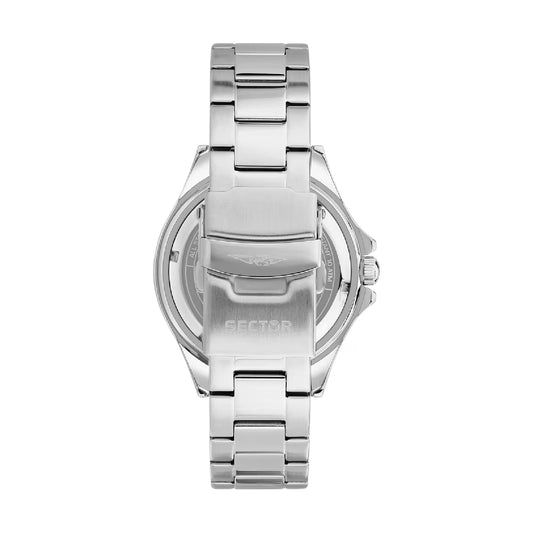 Orologio solo tempo Sector 230 acciaio quadrante azzurro 43mm MISURA UNICA