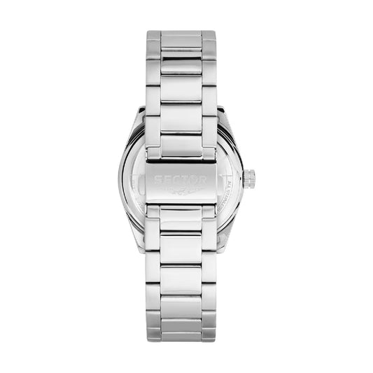 Orologio solo tempo Sector 240 in acciaio quadrante bianco MISURA UNICA