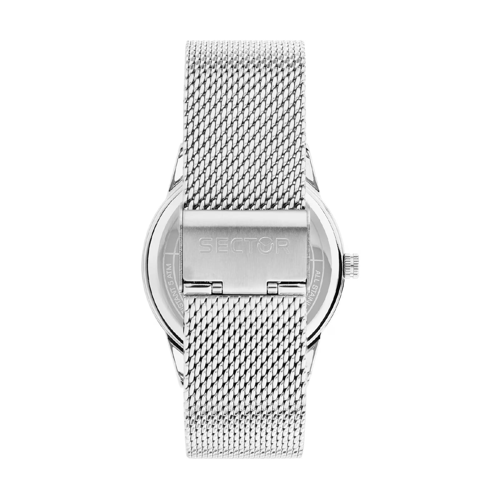 Orologio solo tempo Sector 660 in acciaio argentato e blu MISURA UNICA