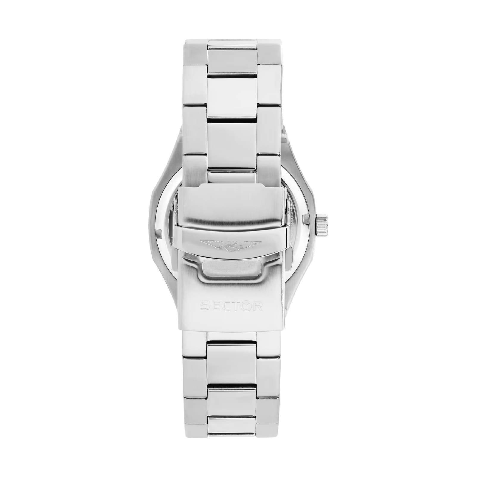 Orologio solo tempo Sector Otto150 in acciaio quadrante nero MISURA UNICA