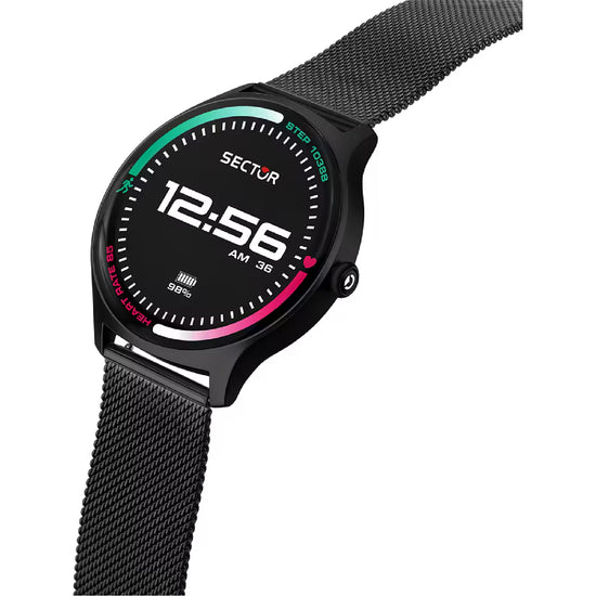 Smartwatch Sector S-06 in materiale sintetico maglia mesh MISURA UNICA