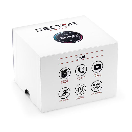 Smartwatch Sector S-06 in materiale sintetico maglia mesh MISURA UNICA