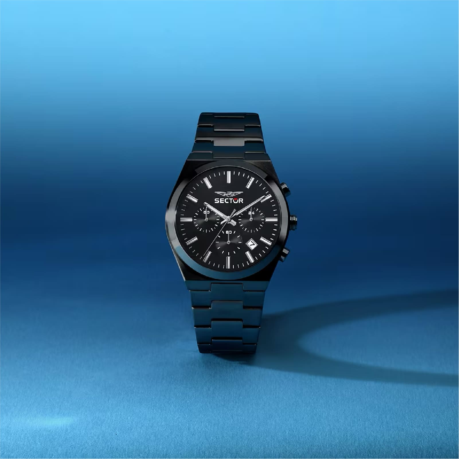 Orologio cronografo Sector in acciaio quadrante 42mm MISURA UNICA