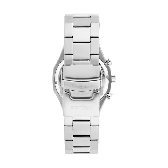 Orologio cronografo Sector otto150 in acciaio e nero MISURA UNICA