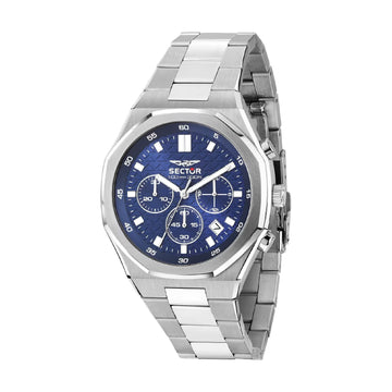 Orologio cronografo Sector Otto150 in acciaio quadrante blu MISURA UNICA