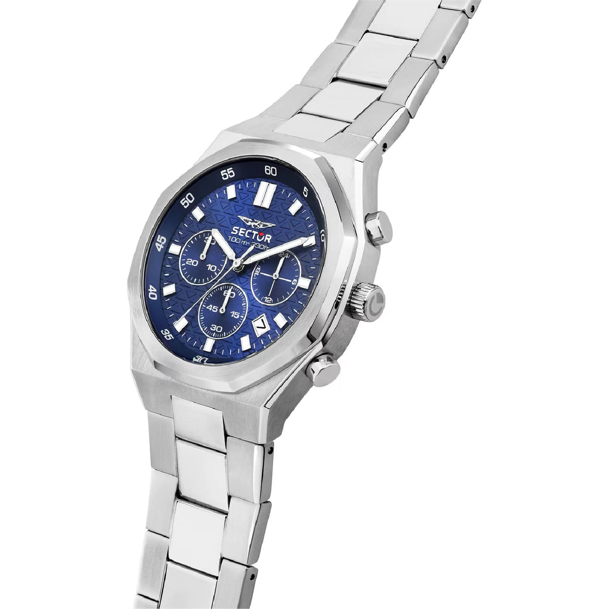 Orologio cronografo Sector Otto150 in acciaio quadrante blu MISURA UNICA