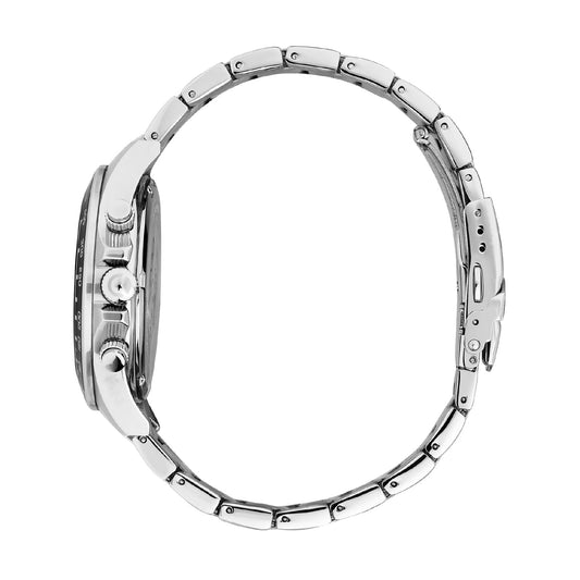 Orologio cronografo uomo Sector acciaio e quadrante nero