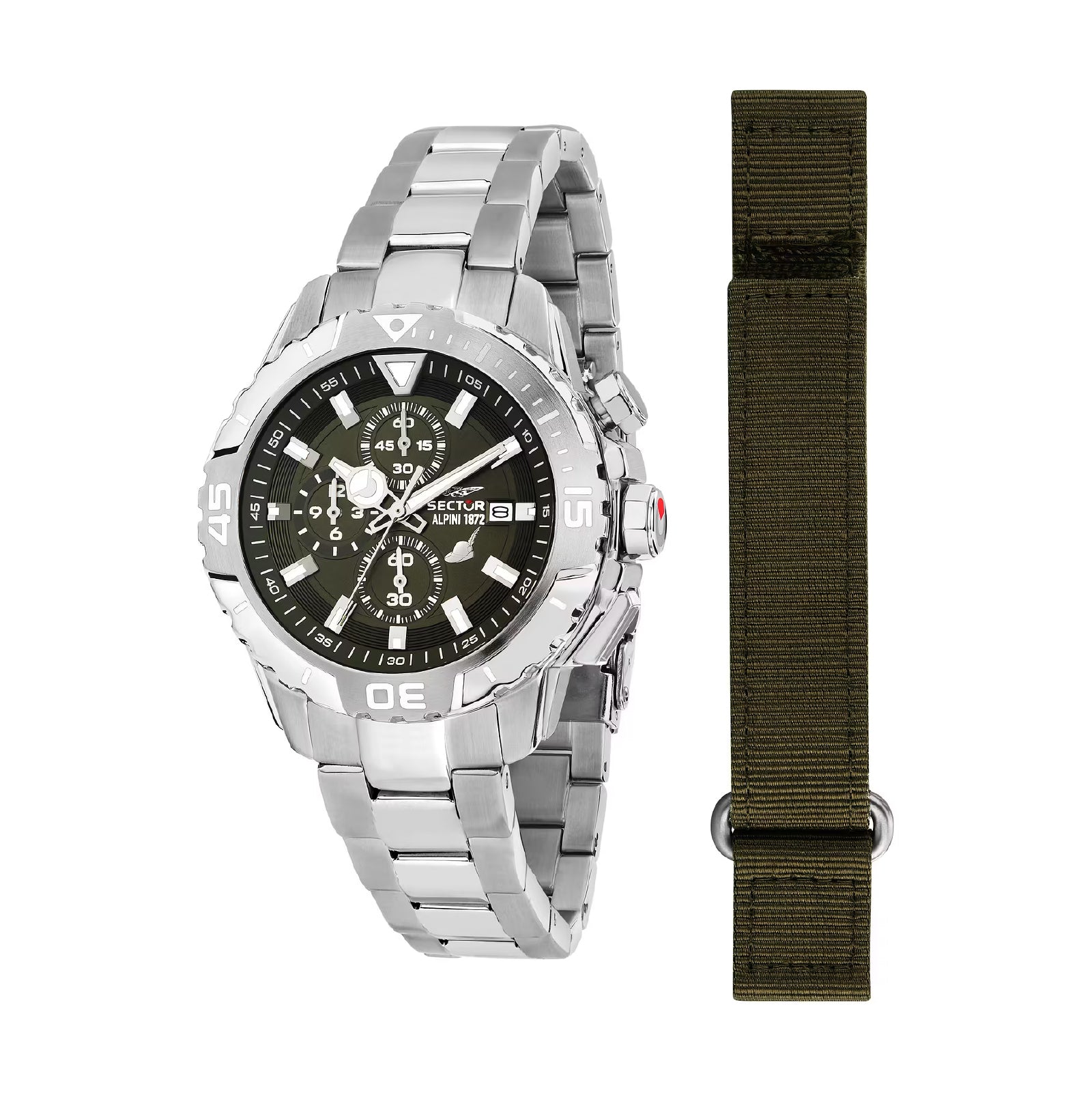 Orologio da uomo Sector Alpini Limited Edition in acciaio MISURA UNICA