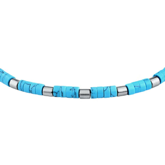 Bracciali uomo Morellato Pietre acciaio con avventurina turchese S1732-2