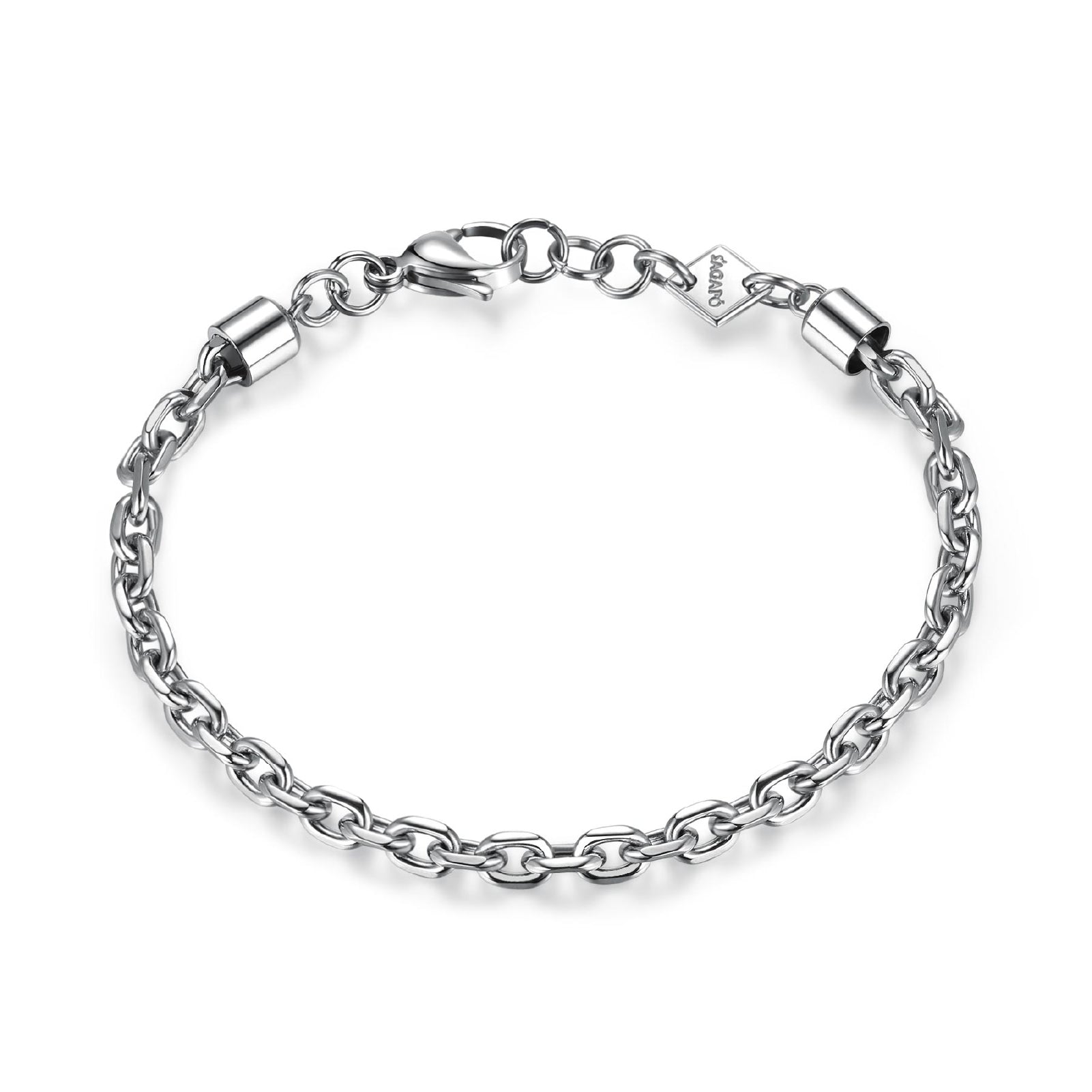 Bracciale catena da donna S'agapõ Amistad in acciaio 21 cm