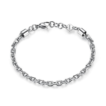 Bracciale catena da donna S'agapõ Amistad in acciaio 21 cm