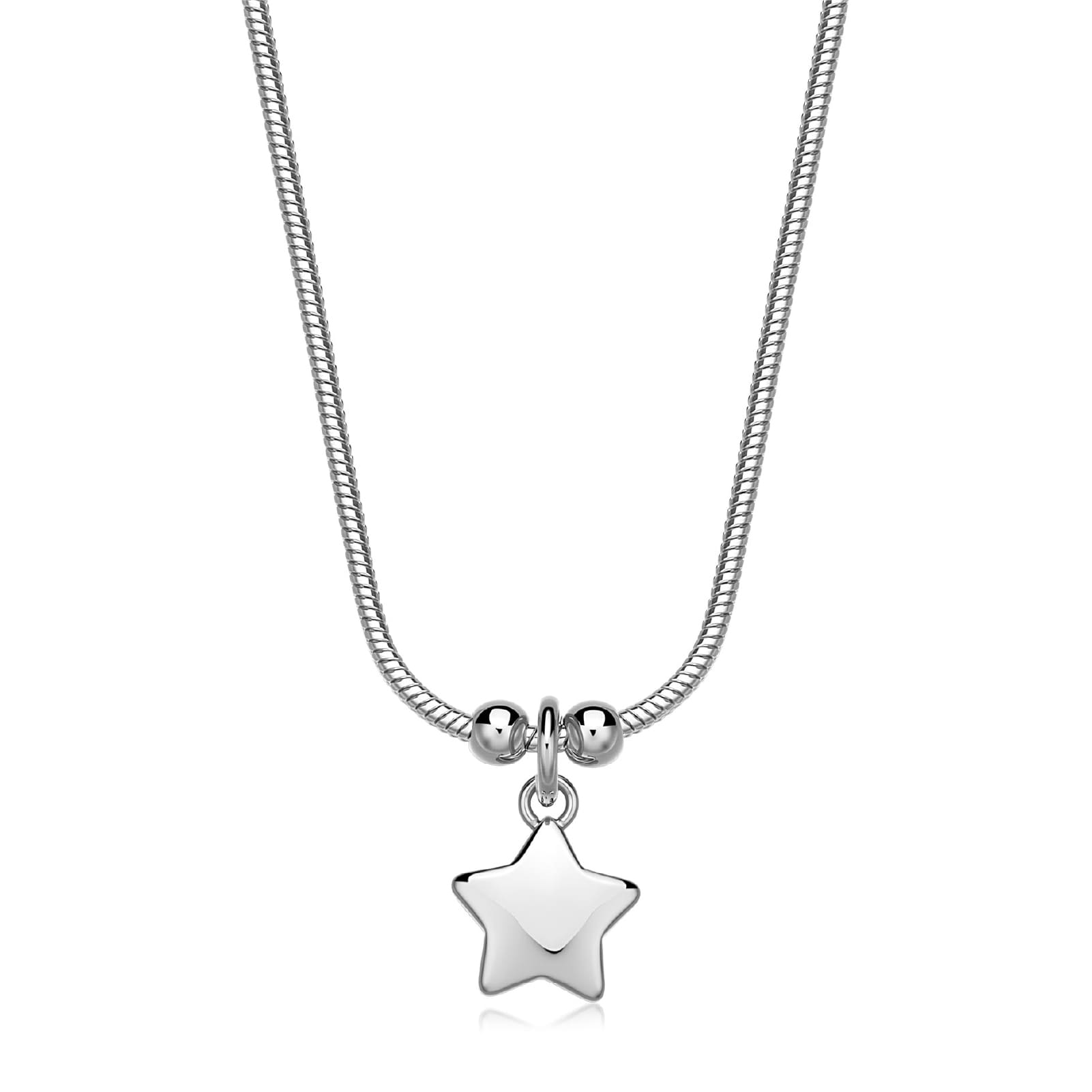 Collana donna S'agapõ in acciaio con stella pendente MISURA UNICA