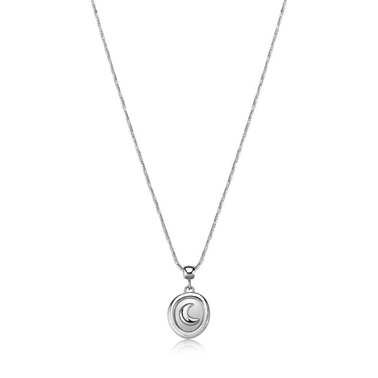 Collana girocollo S'agapõ Feelings con pendente luna MISURA UNICA