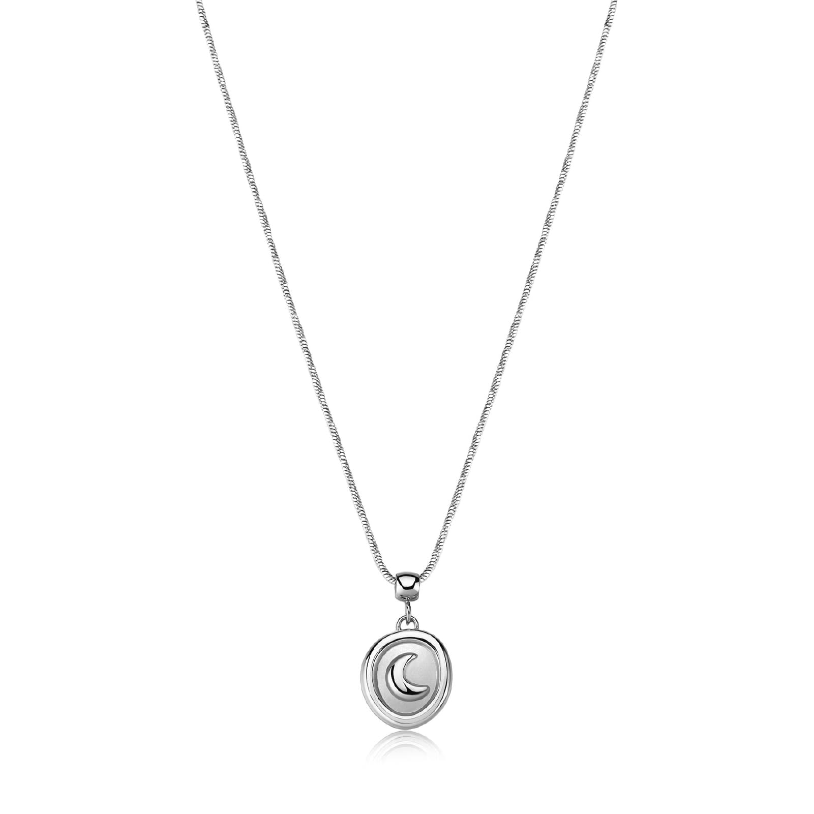 Collana girocollo S'agapõ Feelings con pendente luna MISURA UNICA