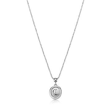 Collana girocollo S'agapõ Feelings con pendente luna MISURA UNICA