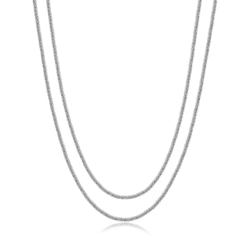 Collana girocollo multifilo da donna S'agapõ in acciaio MISURA UNICA