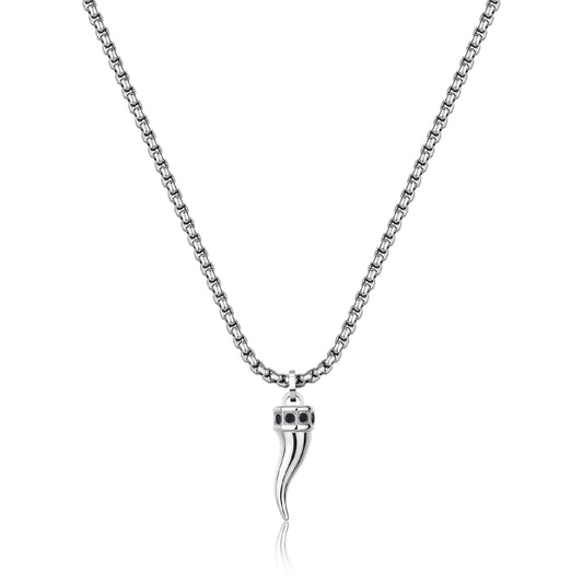 Collana S'agapõ Rouge con pendente cornetto da uomo MISURA UNICA