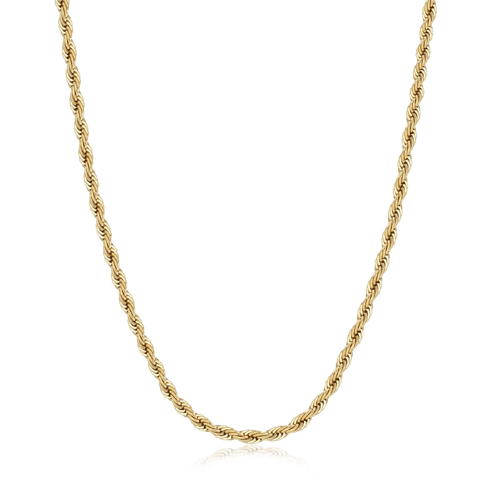 Collana girocollo S'agapõ in acciaio oro catena torchon MISURA UNICA
