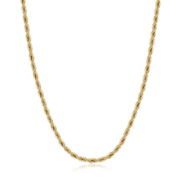 Collana girocollo S'agapõ in acciaio oro catena torchon MISURA UNICA