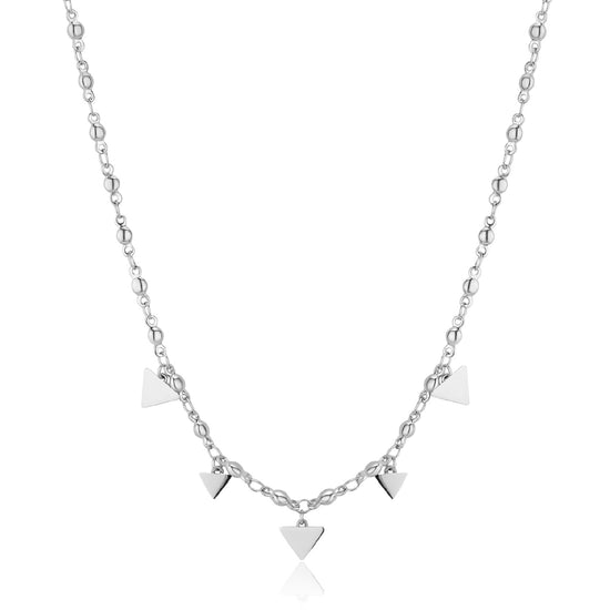 Collana girocollo donna S'agapõ acciaio pendenti triangolo MISURA UNICA