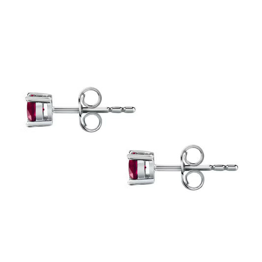 Orecchini punto luce donna Morellato Tesori argento zirconi rossi SAIW177-2