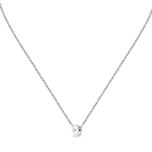 Collana punto luce donna Morellato Tesori argento zircone goccia SAIW211-1