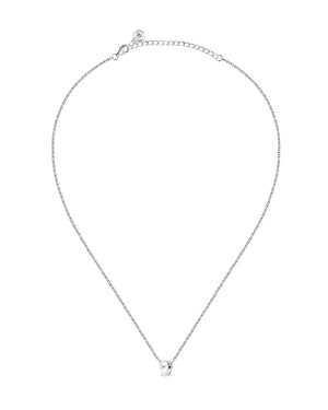 Collana punto luce da donna Morellato Tesori in argento 925 con zircone a goccia SAIW211