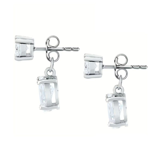 Orecchini punto luce donna Morellato Tesori argento zircone goccia SAIW212-2