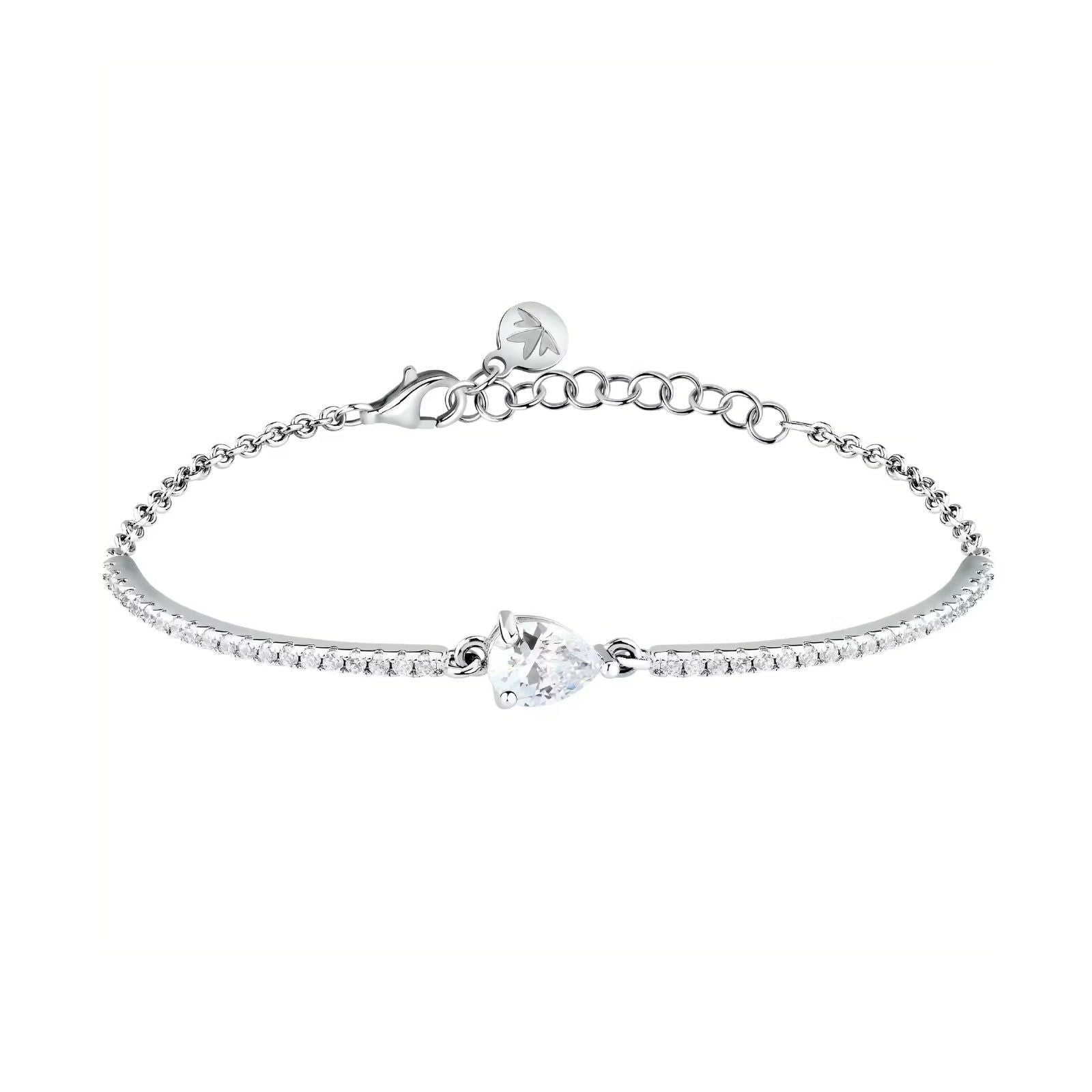 Bracciale semirigido donna Morellato Tesori argento con zirconi SAIW213-1