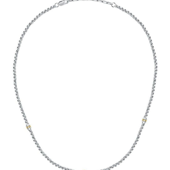 Collana girocollo uomo Morellato Gold acciaio cerchio piccolo oro SATM20-1