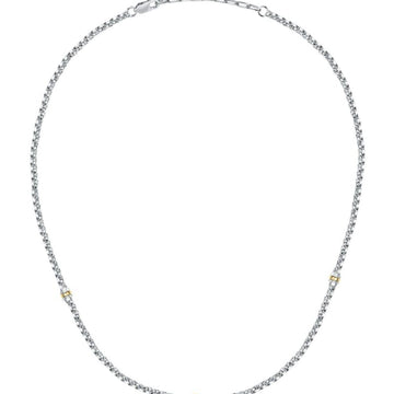 Collana girocollo uomo Morellato Gold acciaio cerchio piccolo oro SATM20-1