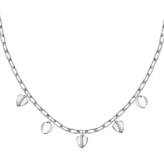 Collana donna Morellato Pailettes acciaio ciondoli cuore SAWW02-1