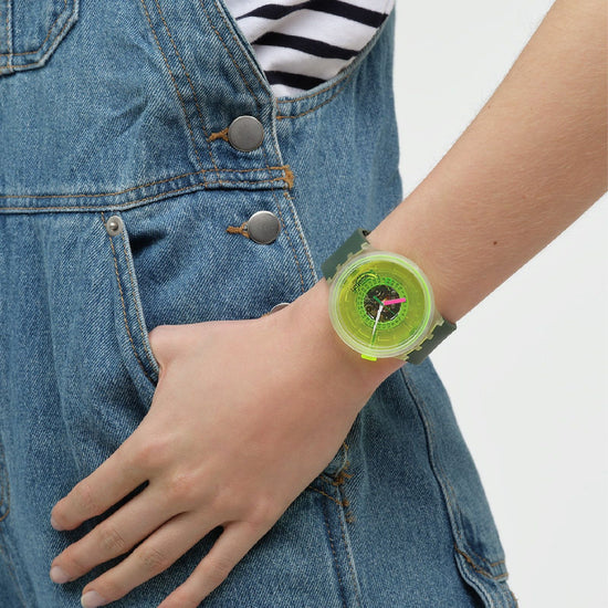 Orologio solo tempo Swatch Neon unisex SB05K400-4