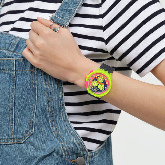 Orologio cronografo Swatch Neon unisex SB06J100-4