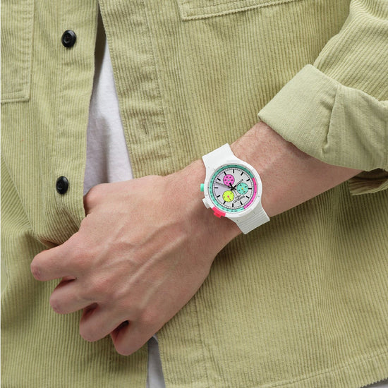 Orologio cronografo Swatch Neon unisex SB06W100-3