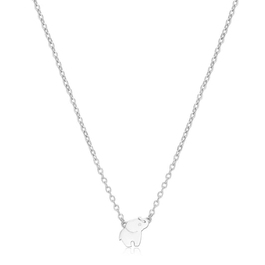 Collana donna S'agapõ Click in acciaio con elefante SCK256-1