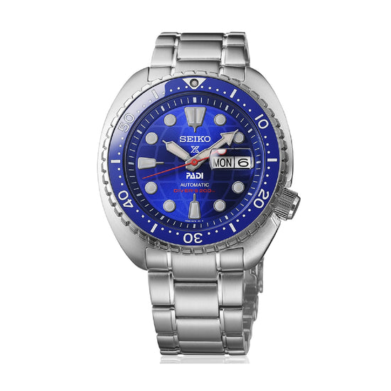 Orologio automatico Seiko Prospex Mare in acciaio e blu MISURA UNICA