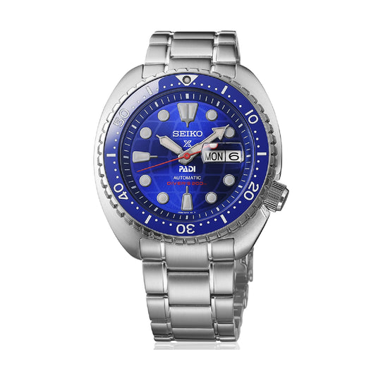 Orologio automatico Seiko Prospex Mare in acciaio e blu MISURA UNICA