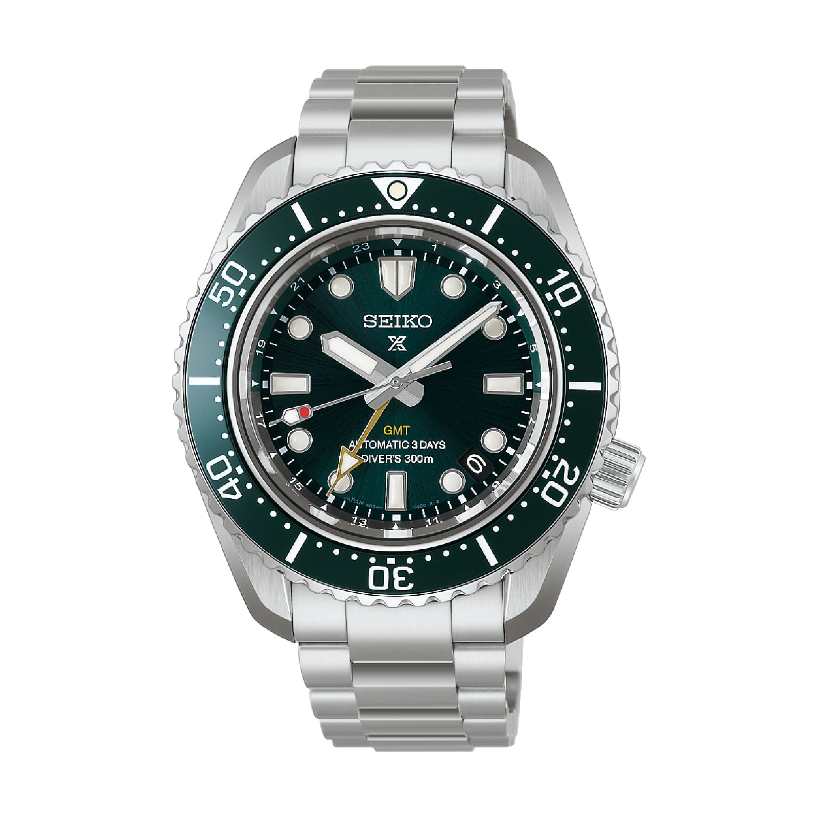 Orologio automatico Seiko Heritage Diver's GMT quadrante verde MISURA UNICA