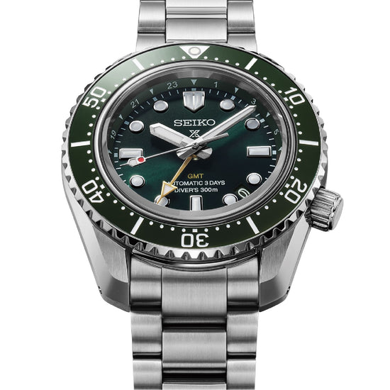 Orologio automatico Seiko Heritage Diver's GMT quadrante verde MISURA UNICA