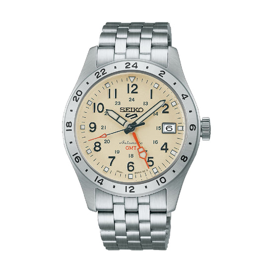 Orologio automatico Seiko 5 Sports acciaio quadrante avorio MISURA UNICA
