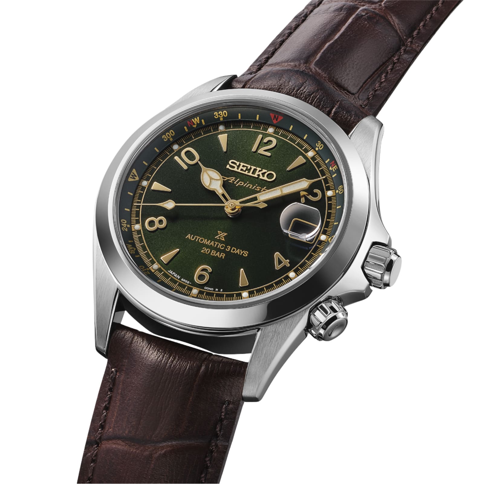 Orologio automatico SEIKO Prospex Alpinist quadrante verde MISURA UNICA