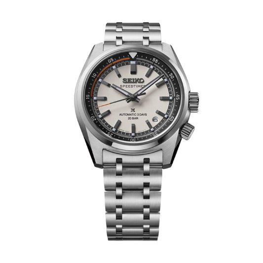 Orologio automatico Seiko Prospex Speedtimer in acciaio grigio MISURA UNICA