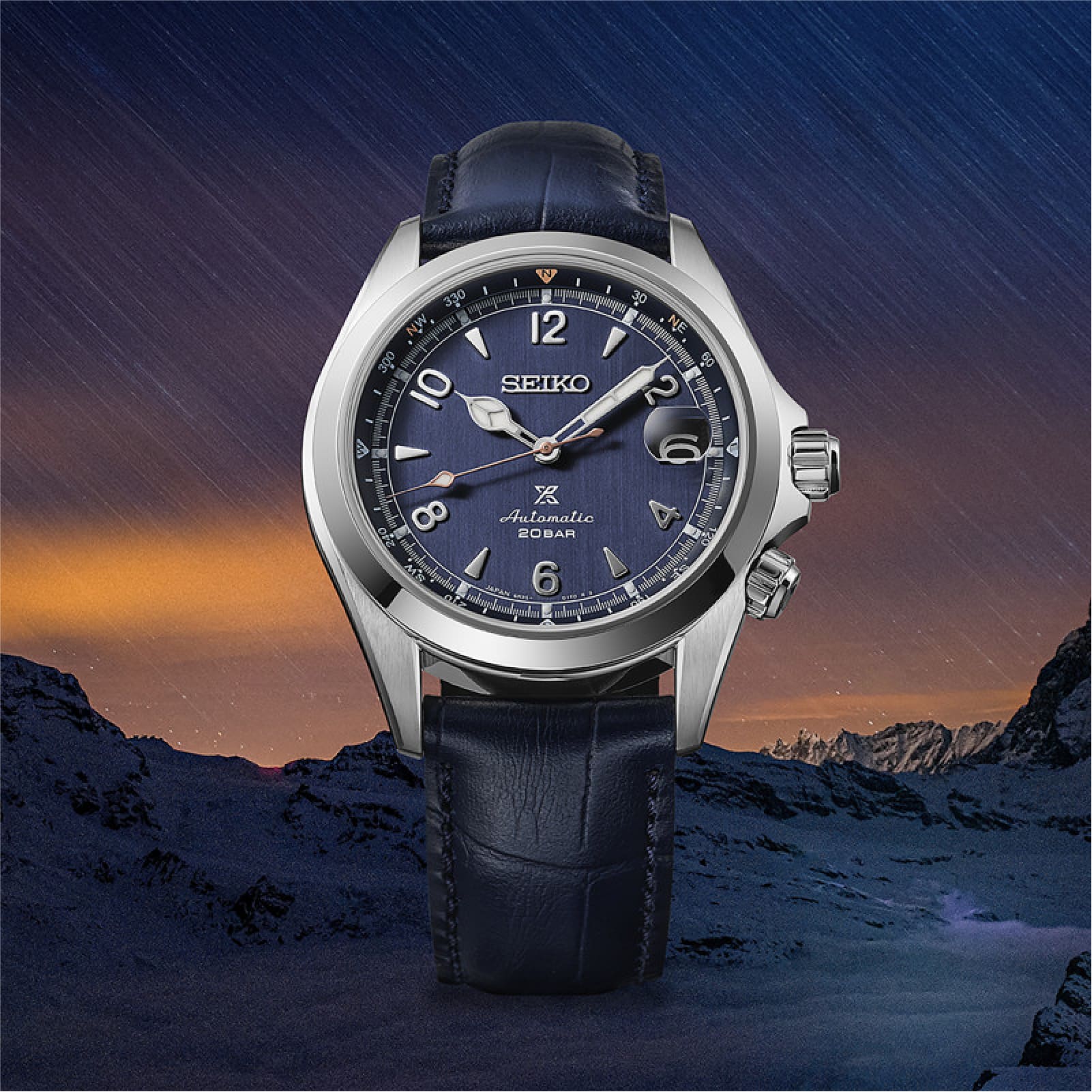 Orologio automatico da uomo Seiko acciaio e silicone di colore nero MISURA UNICA