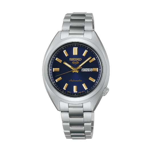 Orologio automatico Seiko 5 Sports con quadrante blu da uomo MISURA UNICA