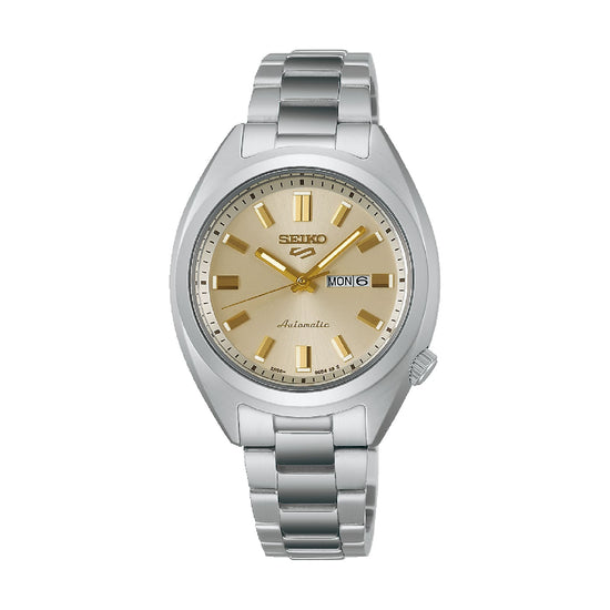 Orologio automatico Seiko 5 Sports quadrante dorato da uomo MISURA UNICA