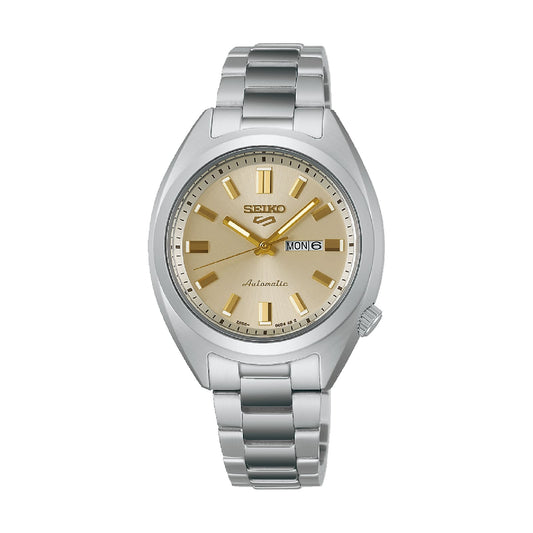 Orologio automatico Seiko 5 Sports quadrante dorato da uomo MISURA UNICA